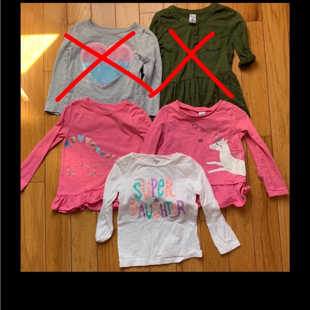 Carters Long Sleeve Bundle 🤍